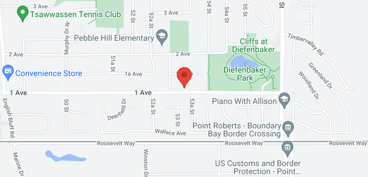 map of 5339 1 AVENUE